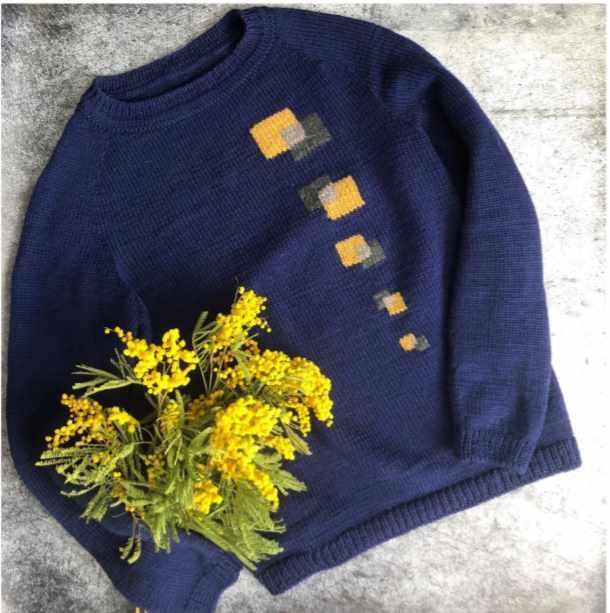 Мужской свитер Пиксель  (Людмила Аксеник)