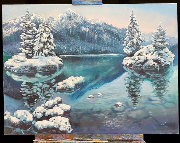 [Студия живописи] Озеро Хинтерзее (Ольга Базанова)