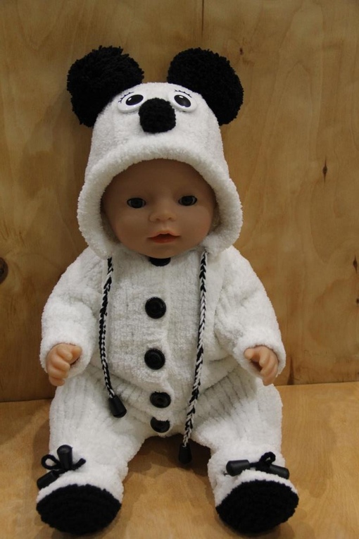 Пандочка для Бэби Бон 43 см и подобных пупсов (Ирина Ефимова)