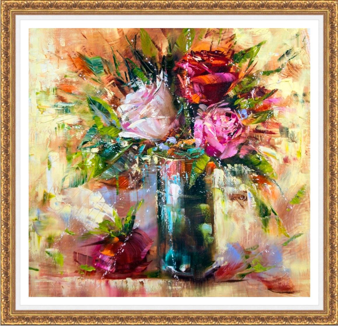 Рисуем розы маслом (Лилия Степанова)