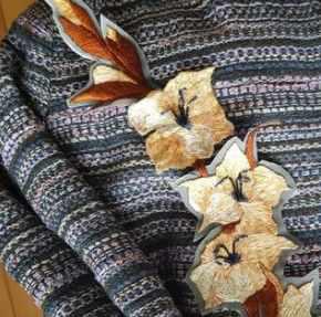 Вышивальный многосерийный реалити. Серия 3 "Вечернее платье. Вышивка на бархате" (Лена Завражина)