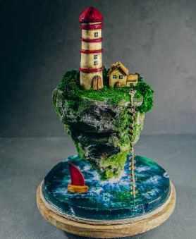 Торт «Парящий остров» (Елена Елькина-Ковалева) @glavgnom, фото 1 из 1.