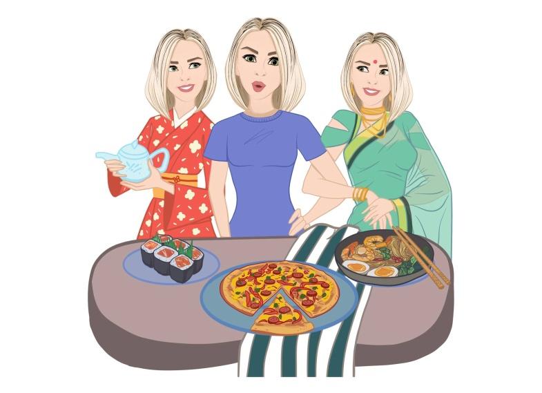 [Fit menu] Вкусы мира. Калорийность 1600 ккал (Евгения Уварова)