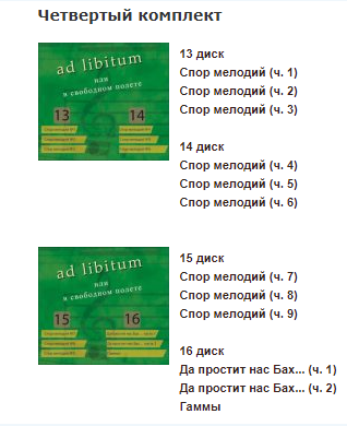 Цикл музыкально - публицистических программ Ad libitum или в свободном полете. Комплект 4 (Михаил Казиник)