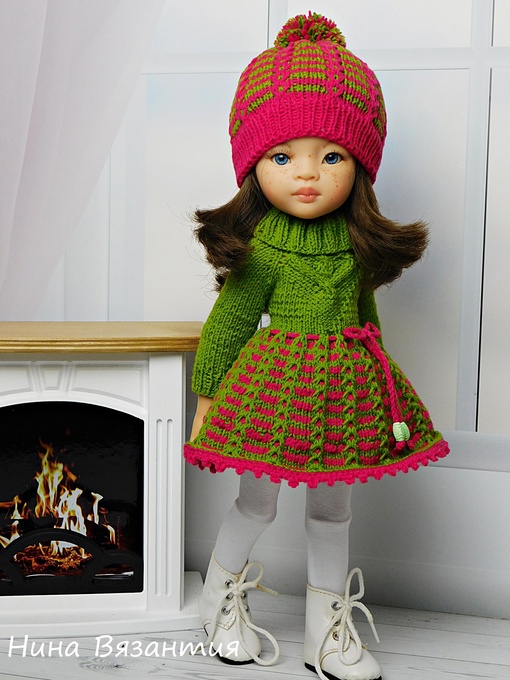 Зимняя сказка. Часть 1 Платье, шапка (Нина Вязантия)