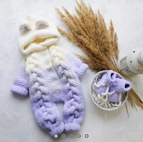 Комбинезон с косами (Vyazanie_detkam)