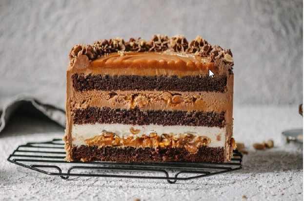 [Alina2Cake] Торт Сникерс. Видеоурок+тех.карта (Алина Ахмадиева)