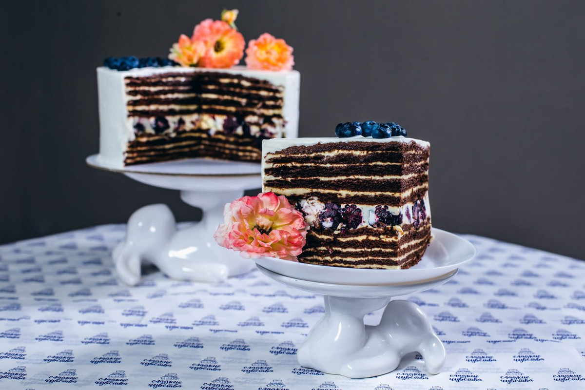 Торт Шоколадная ежевика (Юлианна Сухотерина)