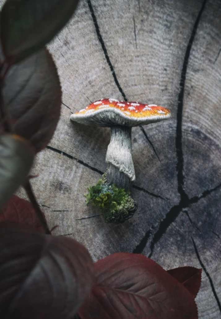 [Брошкоделошная N1] Брошь Мухомор (Света Казаченко)