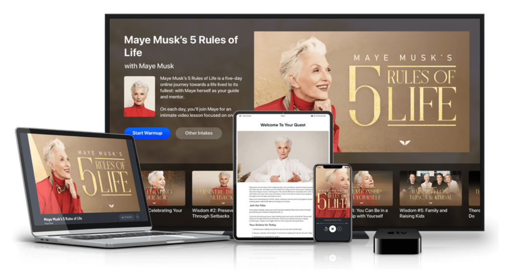 [Mindvalley] Maye Musk's 5 Rules of Life (Maye Musk)