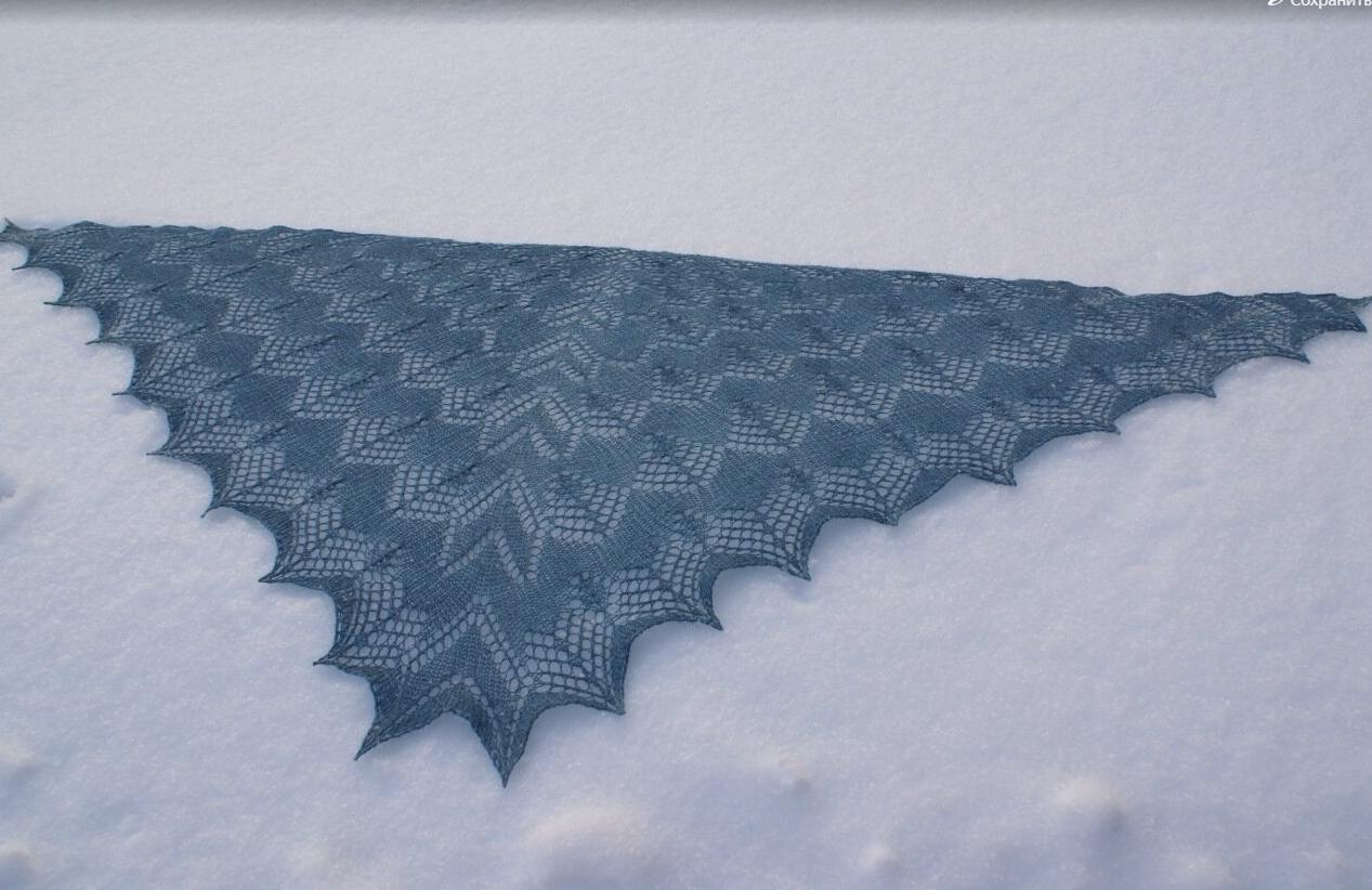 Шаль Забытые крылья (Анна Рябова), фото 1 из 1.