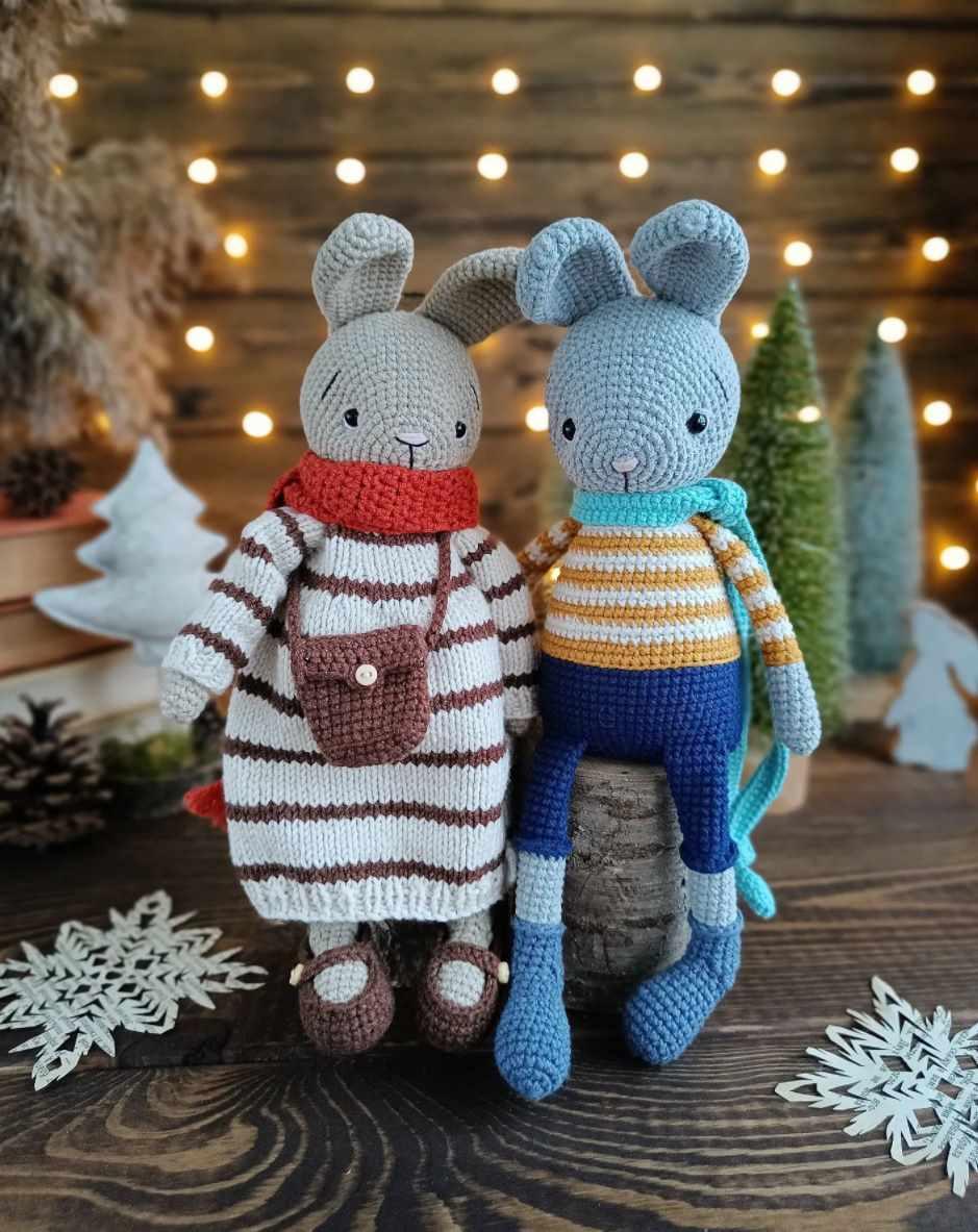 Зайчата Мия и Мартин (Наталья Ульянова)