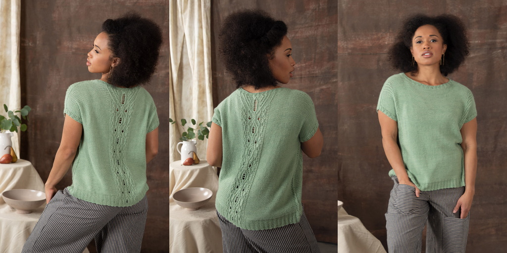 [Вяжи.ру] Топ с узором на спине Argenteuil (Nadya Stallings)