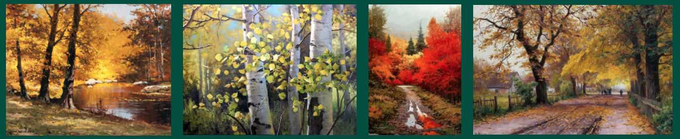 [ZartSchool] В осеннем лесу. Онлайн-марафон по живописи маслом. Октябрь 2022 (Татьяна Зубова)