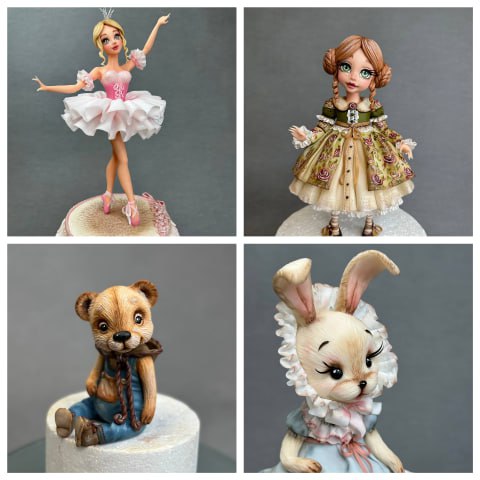 [Kabilova school] Винтажные фигурки (Диля Кабилова)