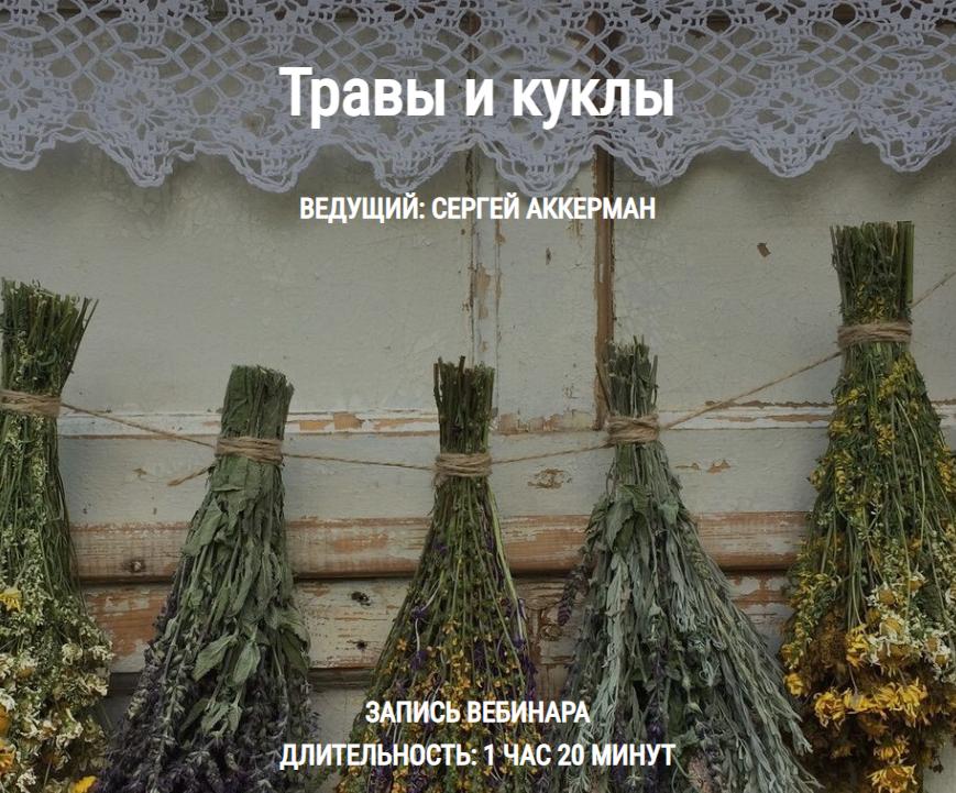 [Школа Книга теней] Травы и куклы (Сергей Аккерман)