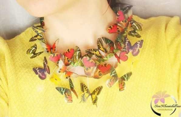 Мастер-класс Бабочки из шелка и шелковой органзы (@ira_khamidullina_exclusive)