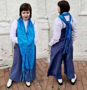 Шарф Шелковый жоржет (Наталья Островская)