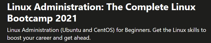 [Udemy] Администрирование Linux: полный загрузочный лагерь Linux 2021 (Andrei Dumitrescu)
