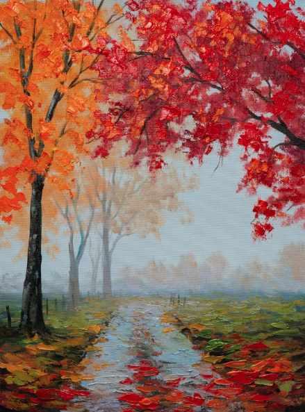 [ZartSchool] Дорога в осеннем парке (Татьяна Зубова), фото 1 из 1.