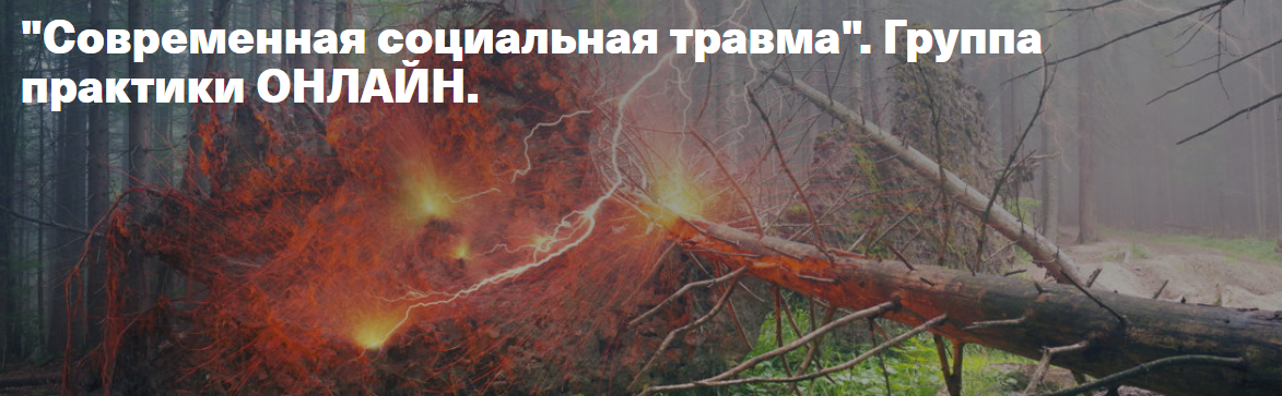 Современная социальная травма. Группа практики онлайн (Елена Веселаго)