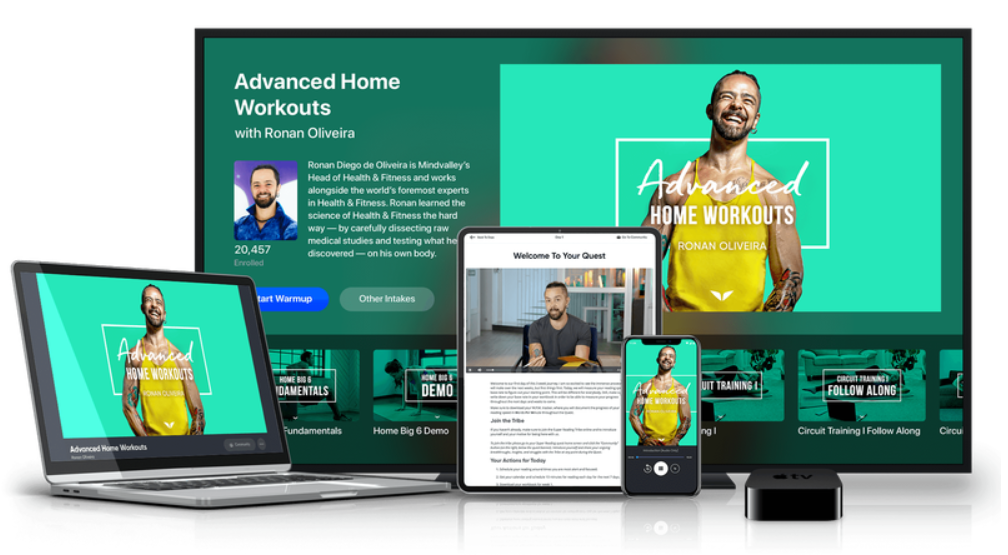 [Mindvalley] Advanced Home Workouts (Ronan Diego de Oliveira), фото 1 из 1.
