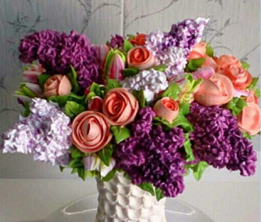 [creamdecor] Вертикальный торт (Надежда Карманцева)