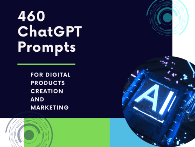 [Creativefabrica] 460 ChatGPT Prompts for Digital Products