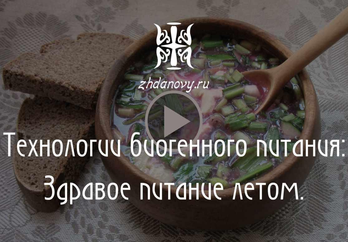Технологии биогенного питания: здравое питание летом (Гаврила Жданов, Татьяна Жданова)