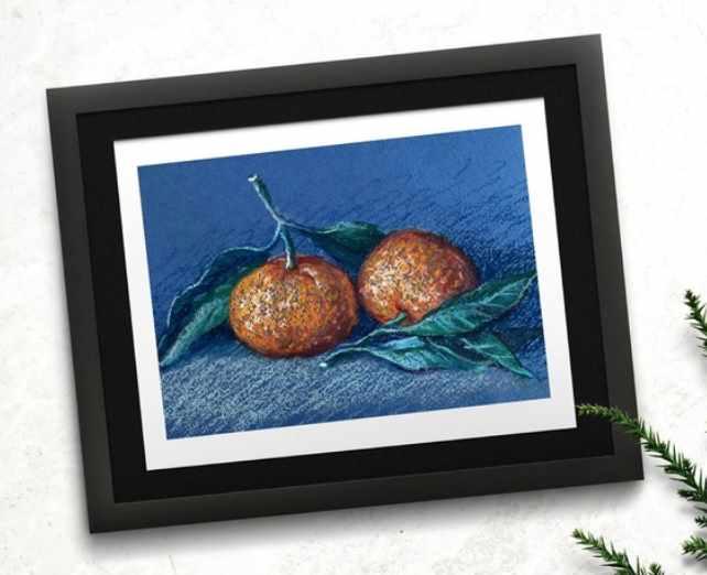 [Школа Пастели Soshnikova School] Мандарины (Елена Сошникова)