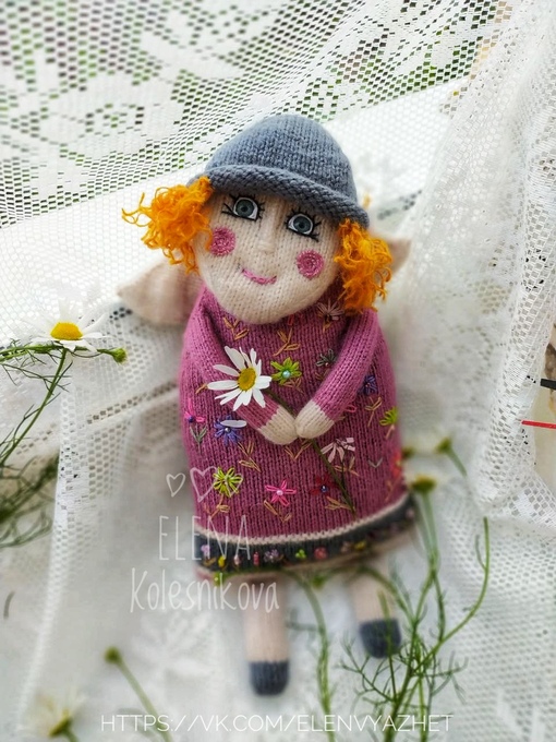 [Elen вяжет] Ангел Цветоша (Елена Колесникова)