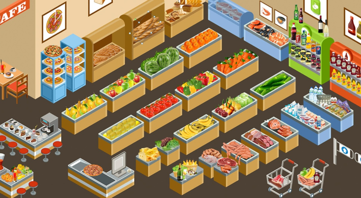 Интерактивная игра Supermarket (Ольга Белькова)