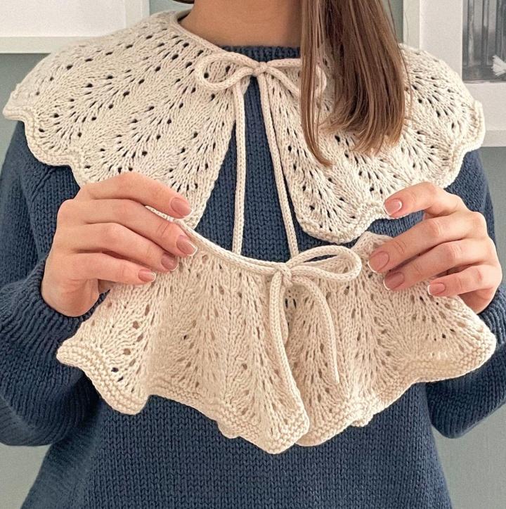 [lublu.knitwear] Воротничок Retro