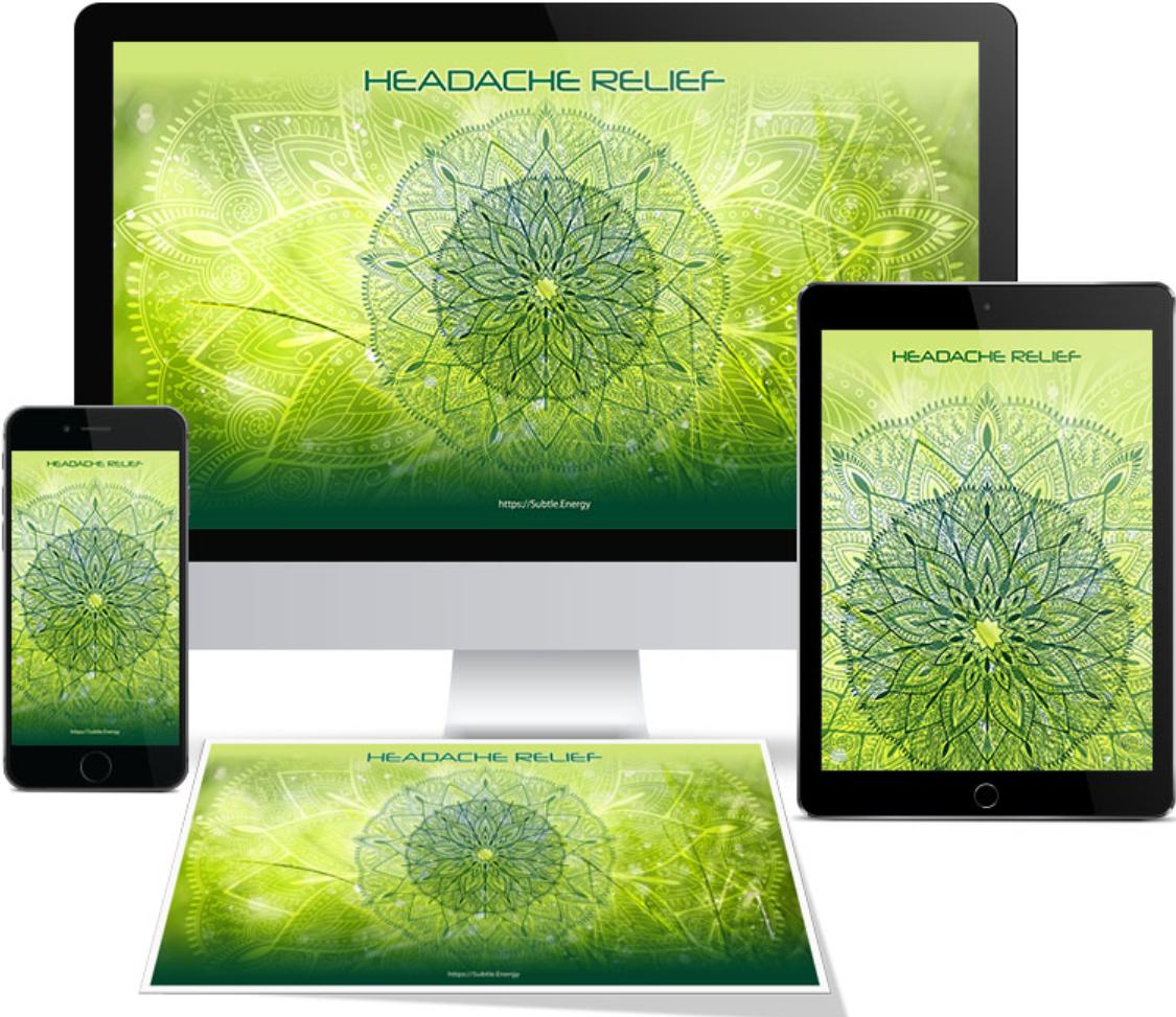 [Subtle.energy] Облегчение Головной Боли. Digital Energy Mandala