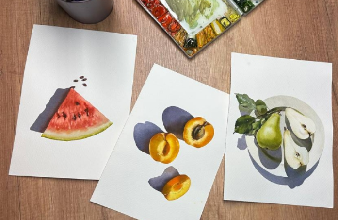 [Watermedia] Цвет лета. Акварельный марафон (Татьяна Ширбидова)