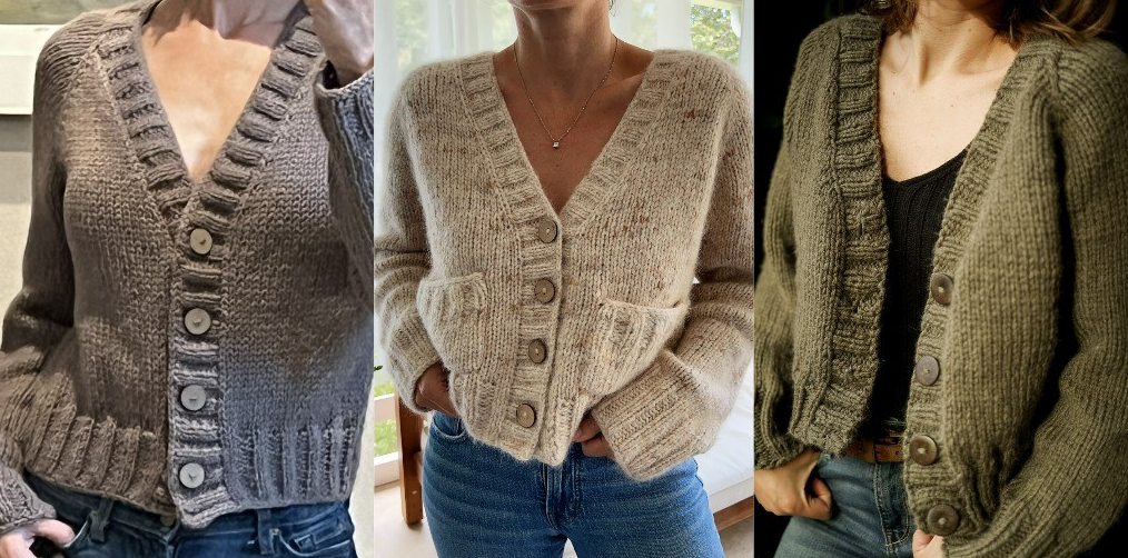 [Вяжи.ру] Кардиган из толстой пряжи Match (Caidree)