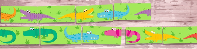 Домино. Крокодильчики (Светлана Шапошникова)