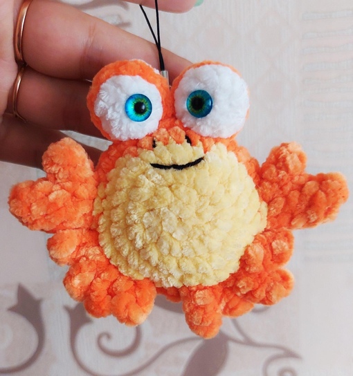 [Plush_ki_toys] Крабик (Дарья Полякова)