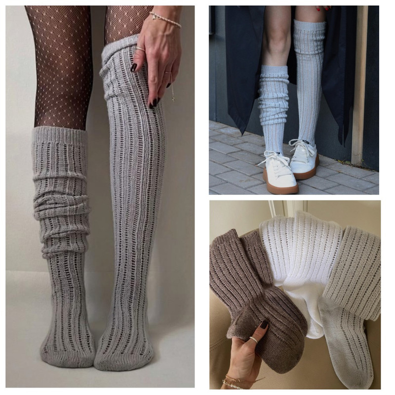 Гольфы или носки Perle_socks (Алена Бартенева)