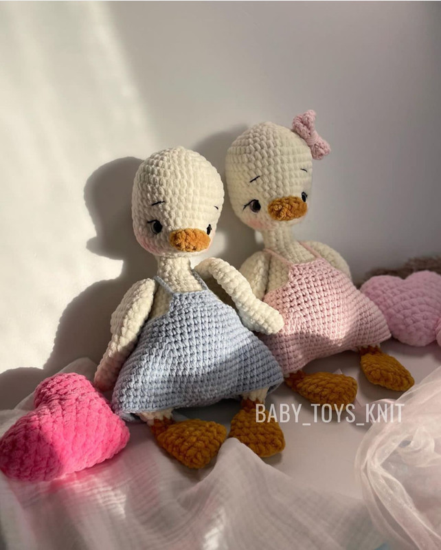 [Baby_toys_knit] Плюшевый утенок (Карина Идиятуллина)