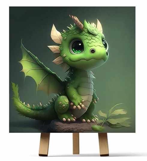 [Рисуем дома] Дракончик (Ирина Шпакова)