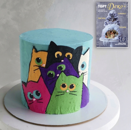 Журнал "ТортДеко+" №4 2019 - Детские Торты (Электронная версия) (Сakedeco учимся украшать торты)