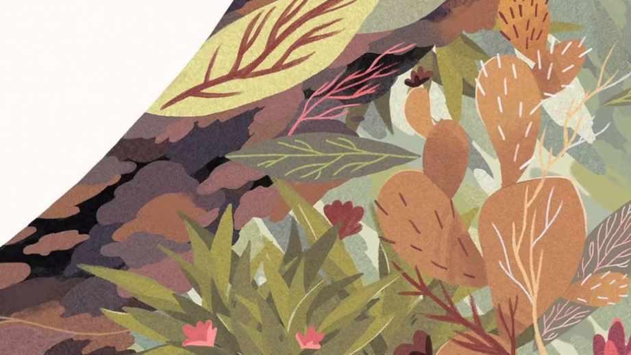 [Domestika] Иллюстрированные портреты с ботаническими элементами (Isadora Zeferino)