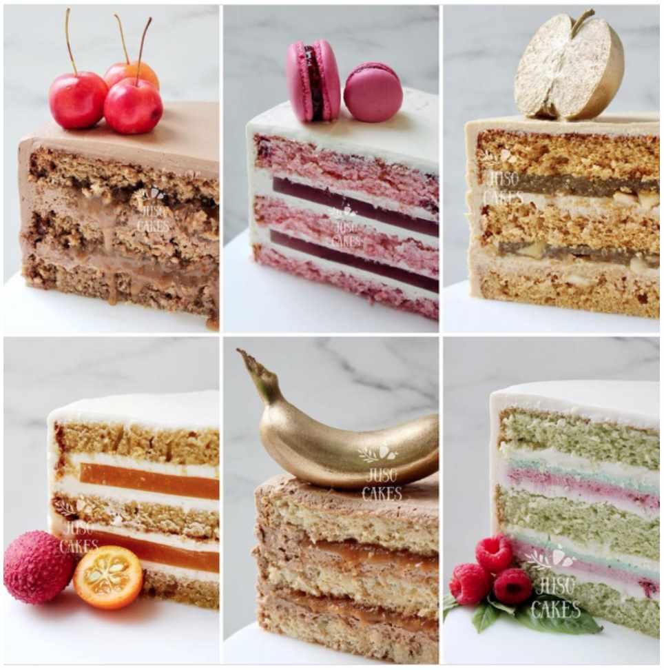 [Кондитерка] Карамельный торт с яблочной начинкой. Рецепт и Техника (Juso Cakes)