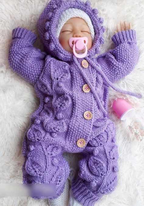 Детский комбинезон Berry Bear Baby (elfcrochet)