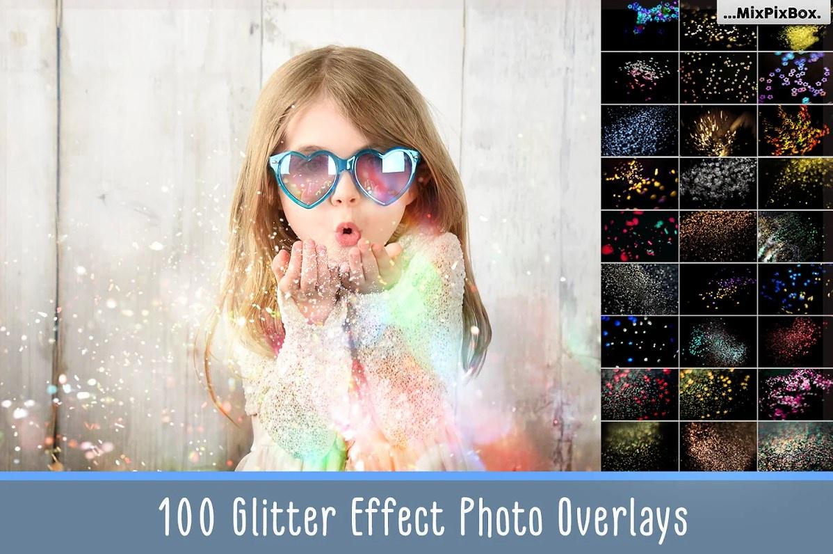 Фотоналожения блеска. Glitter Effect Photo Overlays (MixPixBox), фото 1 из 1.