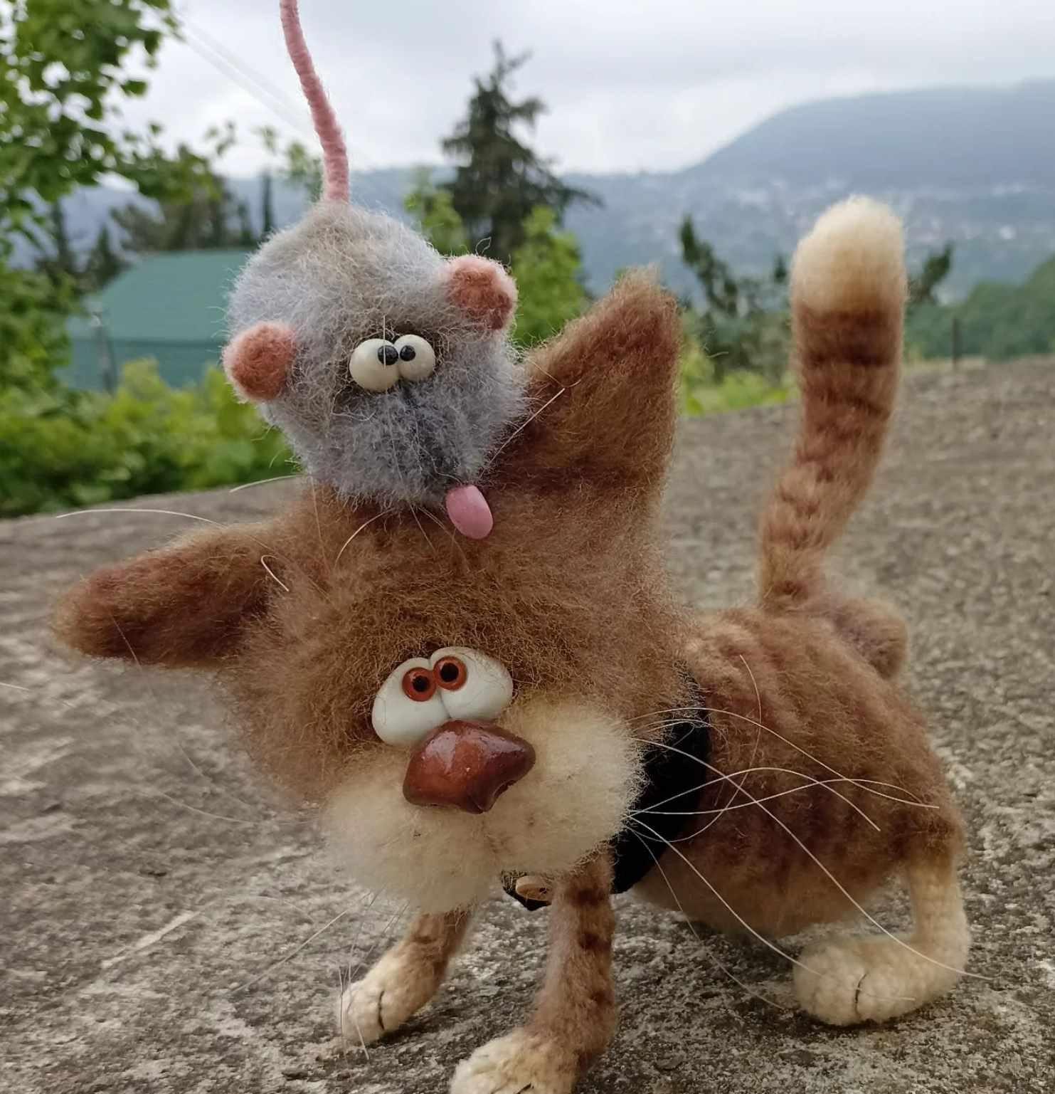 Кот Бубенчик и мышонок Пик (Мария Тепулян)