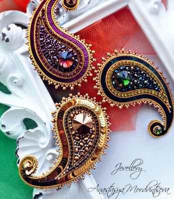 МК Брошь "Пейсли" (Анастасия Мордвинцева)