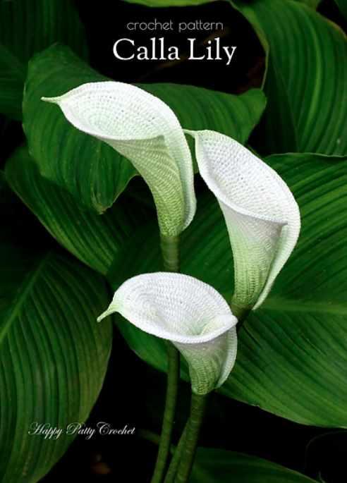 Calla Lily Flower/Калла Лилия Цветок (HappyPattyCrochet)