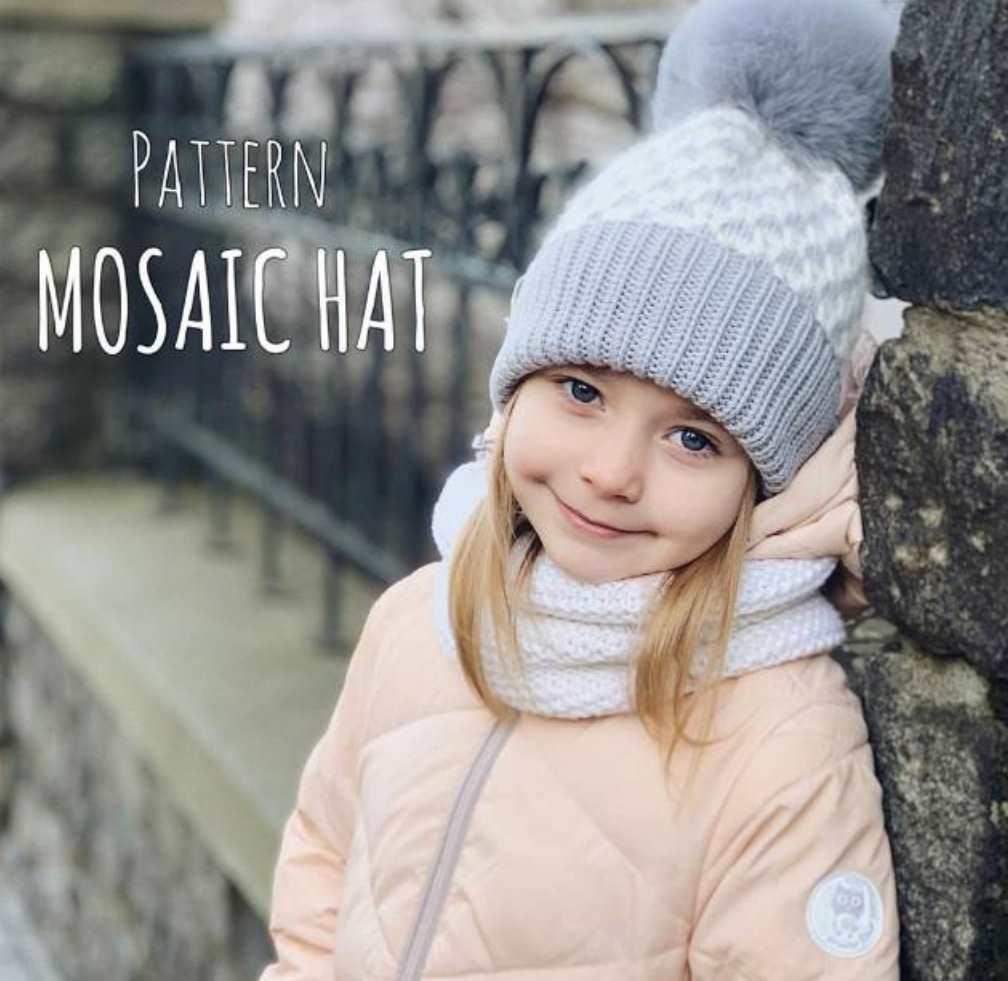 [bynataliana] Шапка Mosaic hat (Наташа Махнукова), фото 1 из 1.